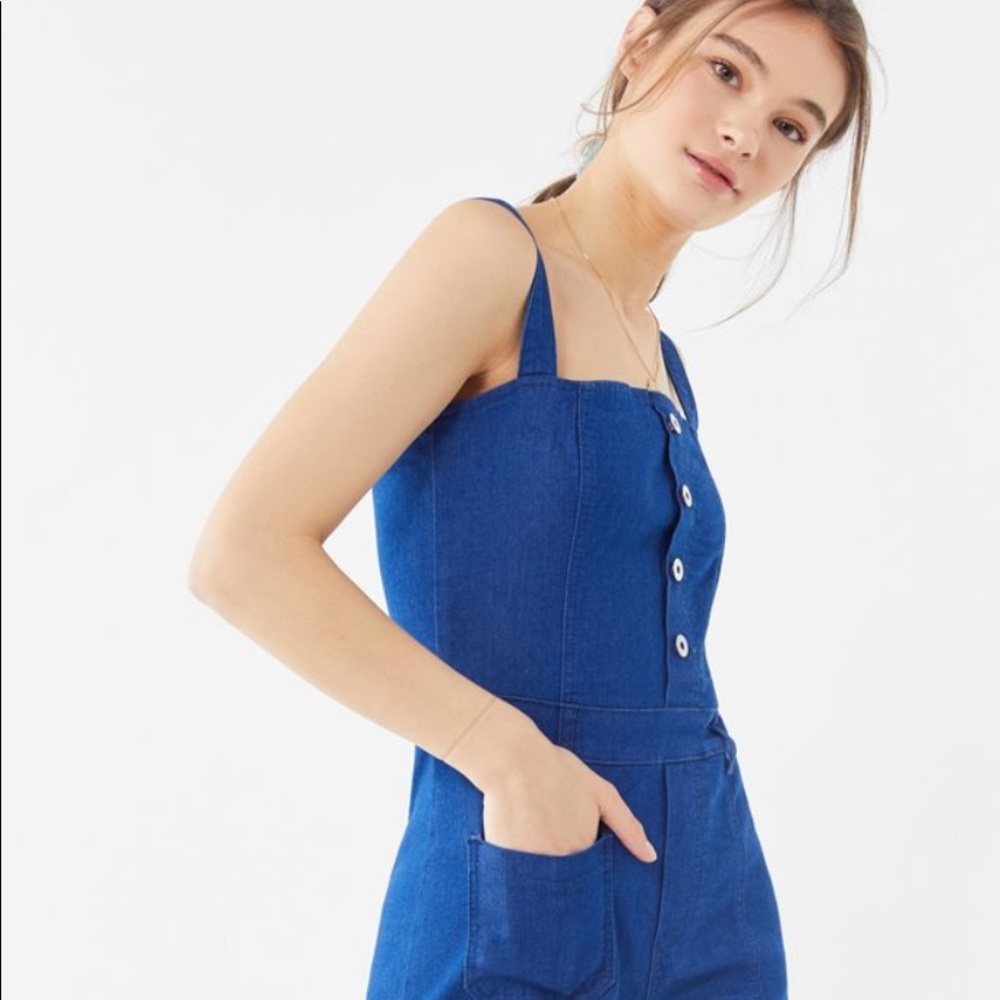 Tiger Mist denim romper - Picture 3 of 6